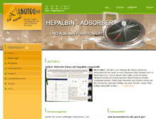 Tablet Screenshot of albutec.de